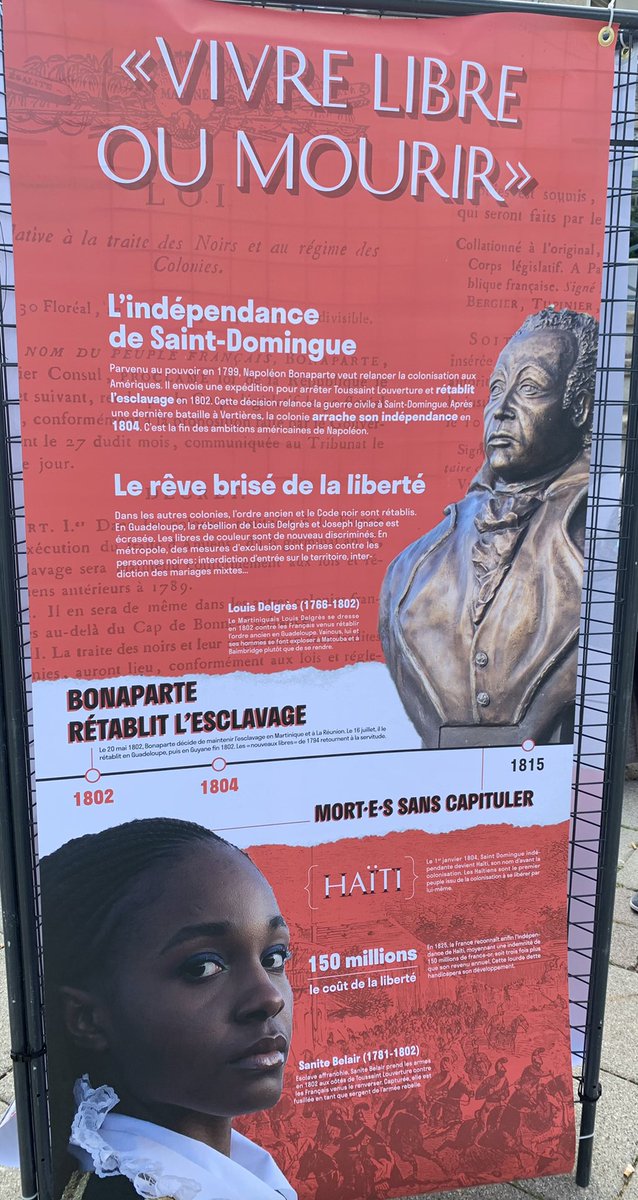 En cette  journée commémorative de la traite négrière et de l’esclavage à   #Colombes, toutes mes pensées se portent vers les français d’outre mer victimes d’esclavage jusqu’en 1848. Un devoir de vigilance nous oblige face au plus de40millions  de  victimes de l’esclavage moderne