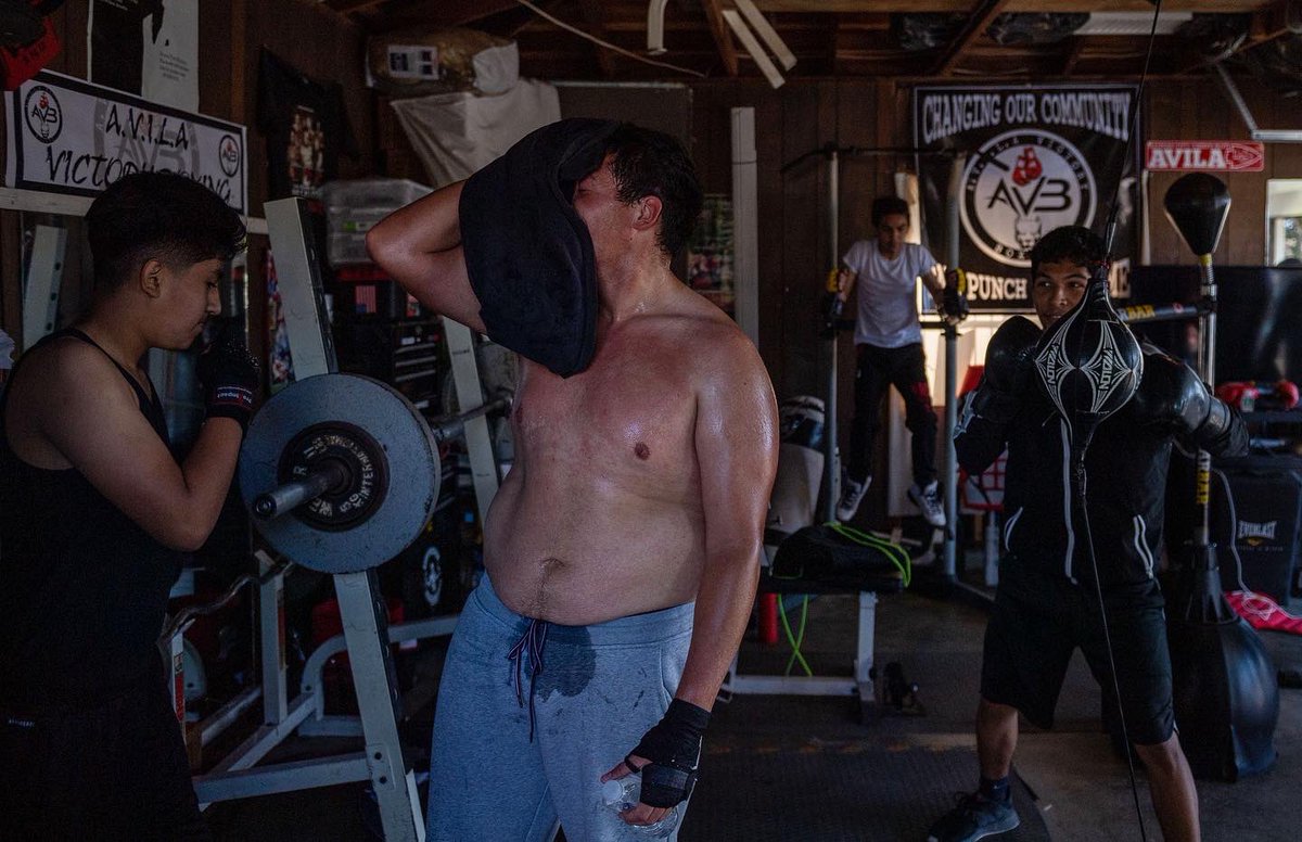 visualdavid's tweet photo. Greenfield boxer Rigo Avila started A.V.I.L.A Victory Boxing, a Monterey County nonprofit organization, three years ago to keep Greenfield youth out of trouble.

"Street pressure is tough on a kid when your parents are farmworkers and work long hours," Avila said. For @salnews. https://t.co/Cfqpe8lits