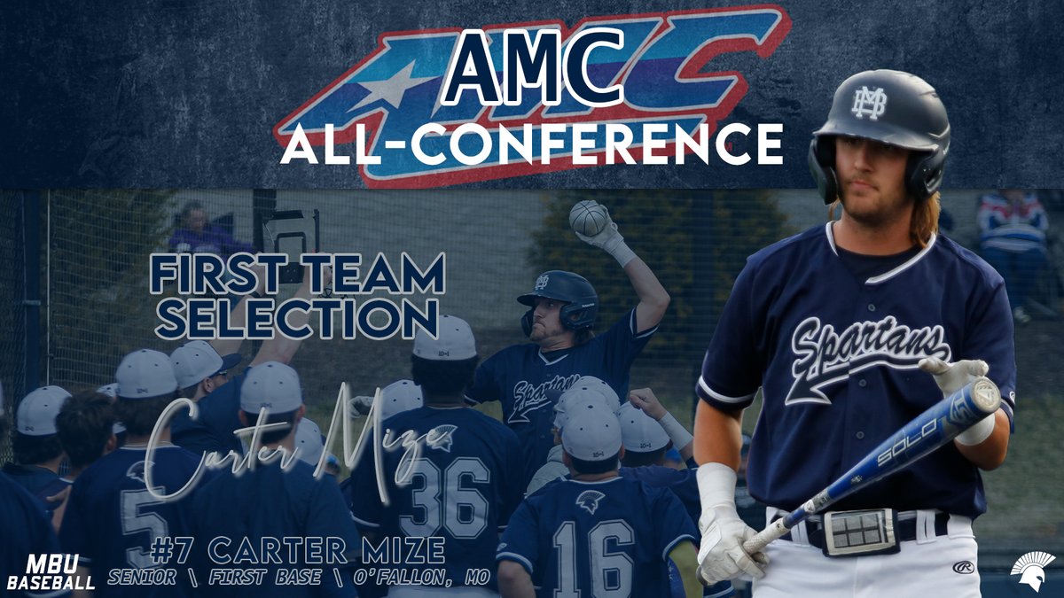 ICYMI – It was quite the haul for <a href="/MBU_baseball/">Missouri Baptist Baseball</a> with five All-AMC First Team selections and 34 postseason awards in total. 

Read more about the Spartans' collection of awards at bit.ly/MBUBASE-AllAMC 📰