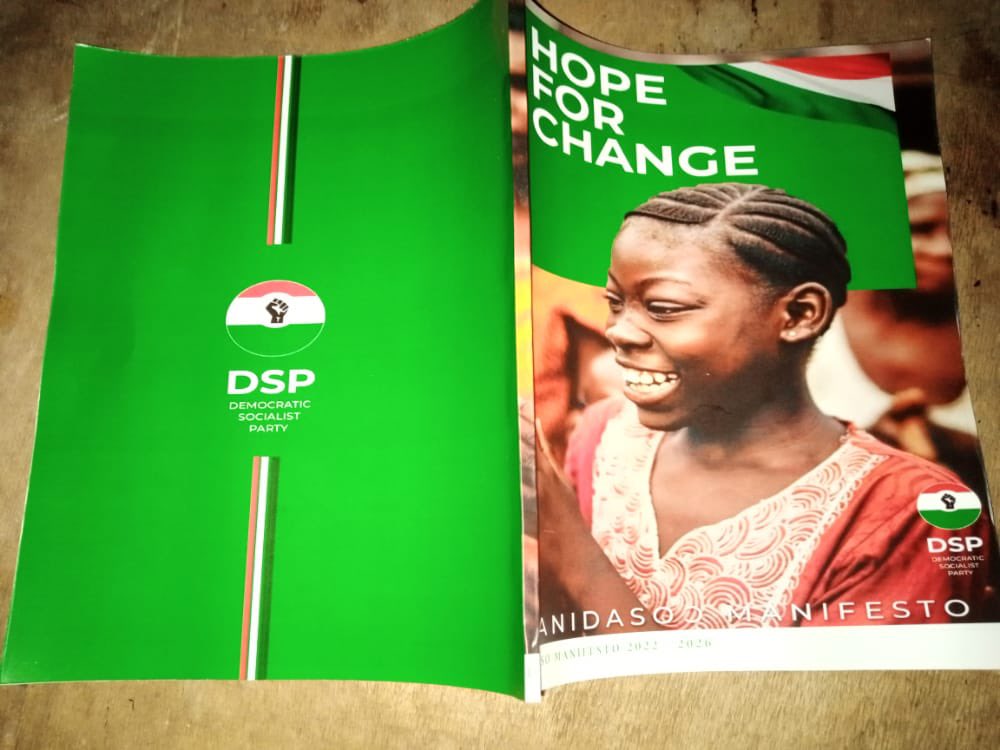 DspGhana's tweet photo. The document filled with hope that will transform the lives of people and next generation to come. #AnidasoɔManifesto #Osman22 #GijPolcom2022 https://t.co/4qnQp2SQlN