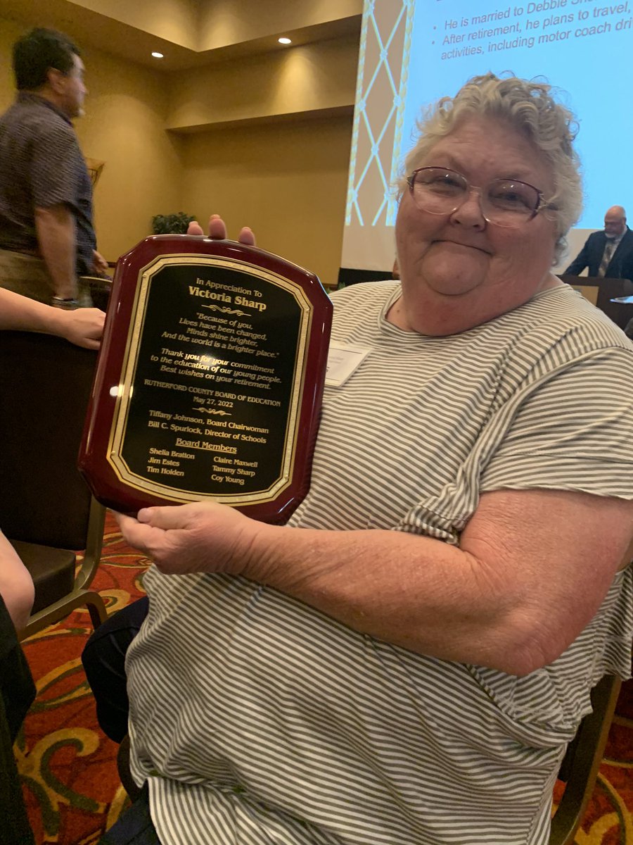 Ms Sharp is retiring!  We will miss her! <a href="/SiegelHighStars/">Siegel High School</a>