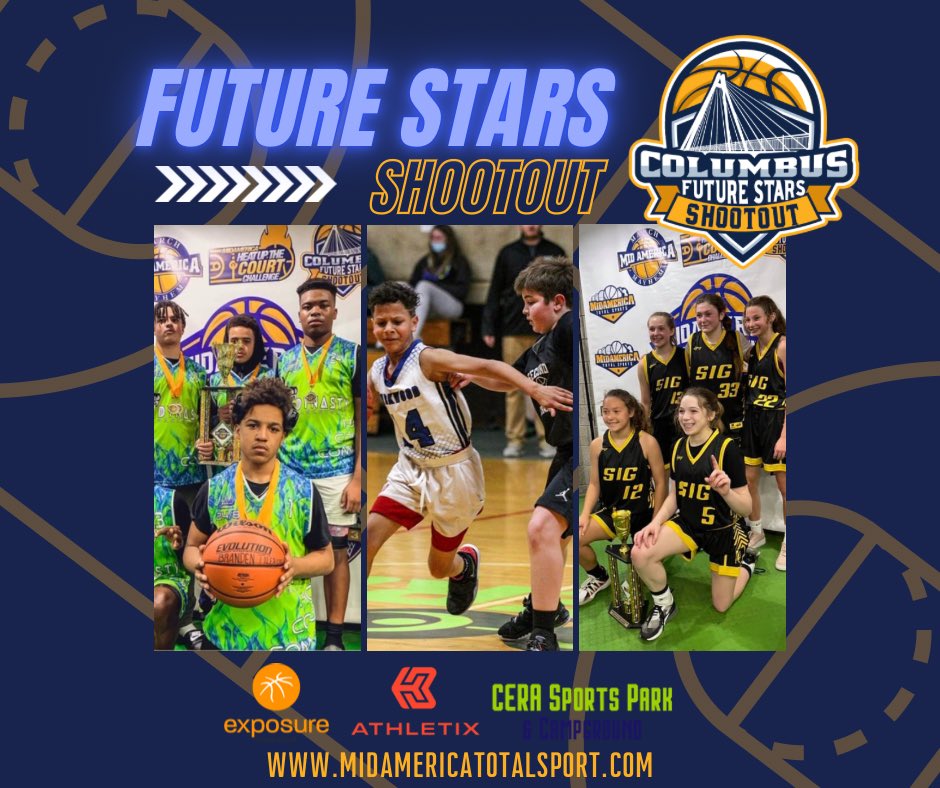 MATotalSports's tweet photo. Looking for a couple 5th grade girls, 7th grade boys to compete in the Future Stars Shootout on May 14 in Columbus Indiana 🏆🏀

https://t.co/DBmgdQg5tf https://t.co/RIWyiweLM5