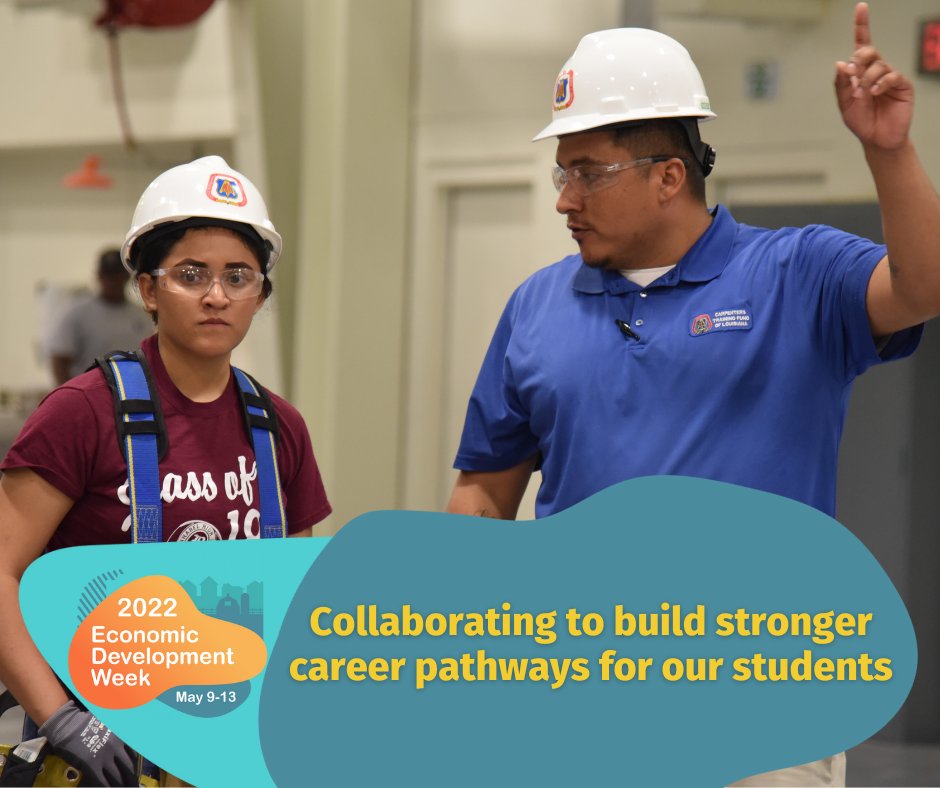 JPschools's tweet image. Working together w/ higher education &amp;amp; industry leaders enhances skilled trades training, apprenticeships, &amp;amp; stronger career pathways for our students. This #EconDevWeek22, we&apos;re grateful for our many partners in education &amp;amp; economic development. #LaEd
