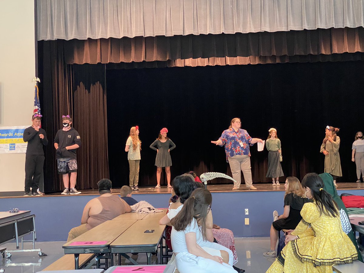 Musical theater is performing acts from different musicals as a culmination of learning.The students designed and planned everything!@Jarrell_ISD