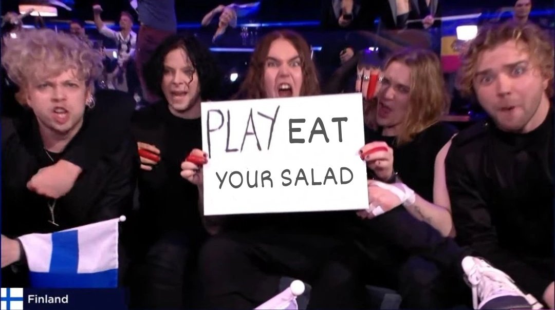joonasporko's tweet photo. me watching the final on saturday #Eurovision https://t.co/jo9p8R7oPx