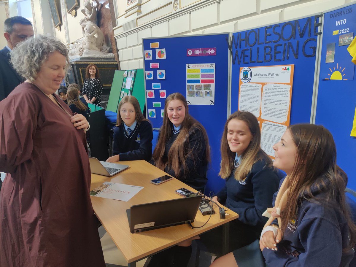 LindaDoyle's tweet photo. Visited the Bridge to College Leadership Showcase @tcddublin today and met some inspiring TY students presenting their projects. 

Well done to everyone involved, including our fantastic TAP team👏

#Bridge2College #TrinityAccess https://t.co/SK7W43ZI3l