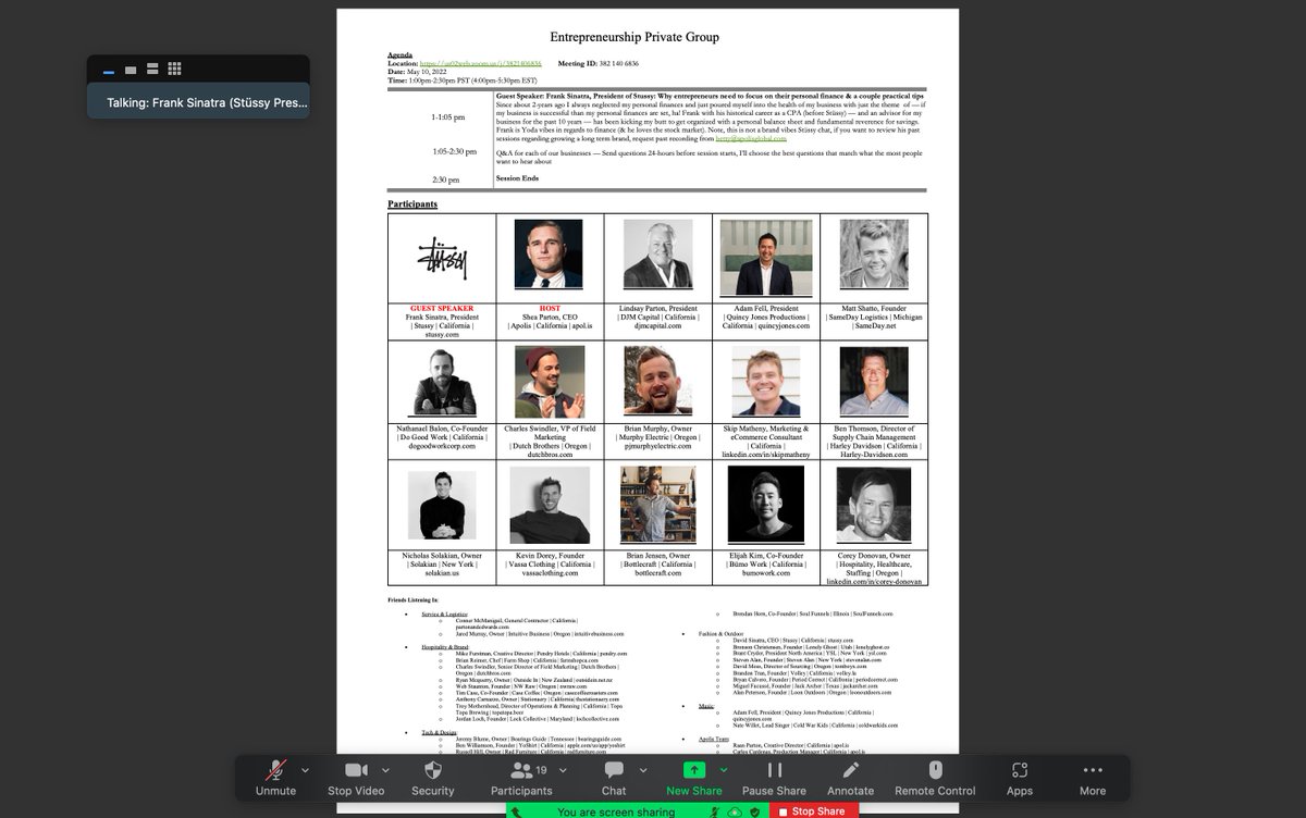 Love this entrepreneurship group!