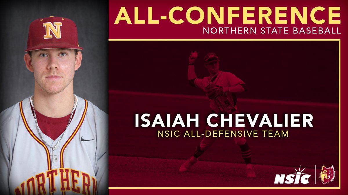 WolvesAthletics's tweet photo. #AllConferenceWolves

Congratulations to @NSUWOLVES_BS second baseman Isaiah Chevalier on being named to the @NorthernSunConf All-Defensive Team‼️

#GoWolves🐺 | #maroonNgold🐾 https://t.co/c4MTWP2o4W