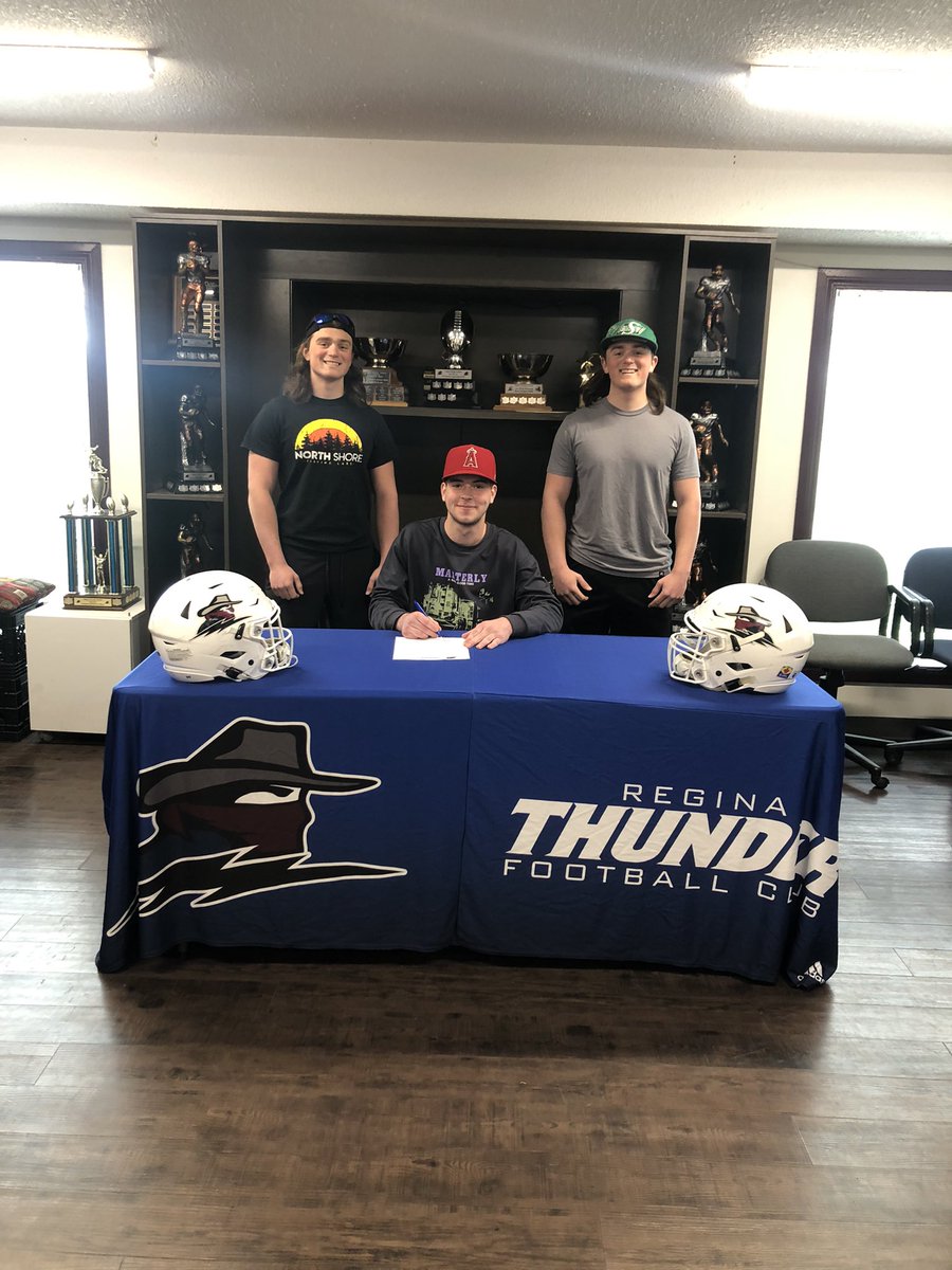 ScotchM's tweet photo. Excited to see @rhornoi1 from @WKCWolverines wearing @reginathunder colours in 2022. He was one of the most improved players during our camps and has more room to grow. He has quickly picked up the playbook in a short time, catches the ball well and runs solid routes. https://t.co/fajKfqOVvu