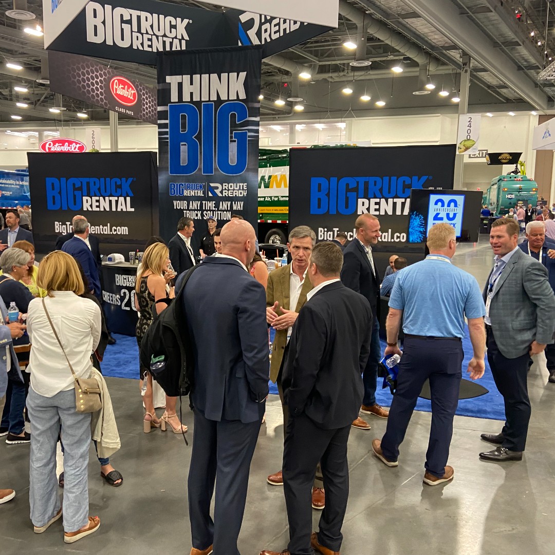 BigTruckRental's tweet photo. We're having a blast at WasteExpo in Vegas—come see for yourself at booth 2442! https://t.co/fcrsh7YsiR #BigTruckRental #RouteReady #WasteExpo #ThinkBIG https://t.co/xVrtE6EEcC