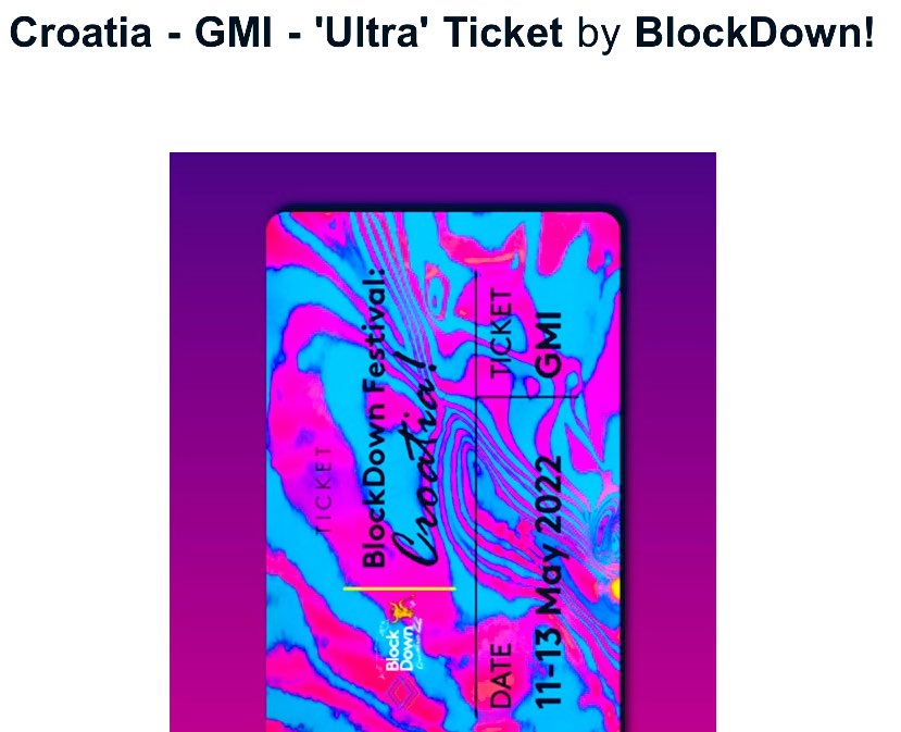 silverpalmeth's tweet image. Just got my free ticket for the @BlockDownConf in Croatia! ☀️

@PartyDegens got their holders free access to this event AND is hosting the official afterparty! 🚀🍾

#LFP #BlockDownConf #letsconnect