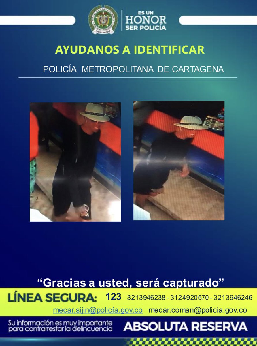 npyoficial's tweet photo. #URGENTE 🚨

♦️ La Fiscalía de Colombia publica imagen de uno de los presuntos sicarios del crimen contra el agente Marcelo Pecci.

▶️Vivo: https://t.co/zXQhHR2kMj

#NPY #NosConectaSiempre https://t.co/yFdWegPwfB