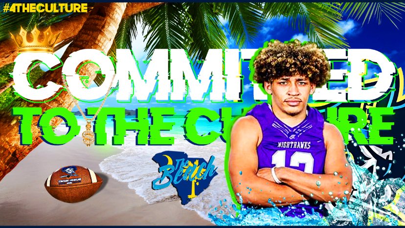 CollegiateMb's tweet photo. 🚨Attention🚨
🏖 5-9 190 NC RB-ATH @JordanMcinnis8 COMMITTED TO THE CULTURE! #4TheCulture 🤙
#BALLATTHEBEACH 🌴#BeachBoyz22 NC🔜BEACH https://t.co/3IgFdBLDNW