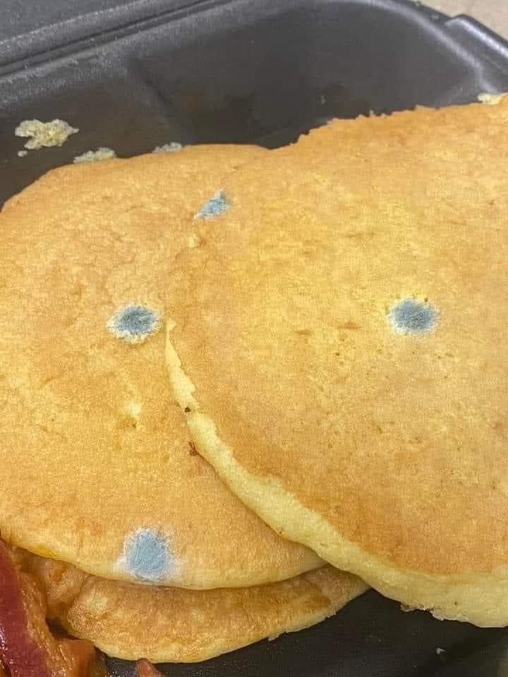 Never had McDonald’s Pancakes but today this blueberry ones hit the spot