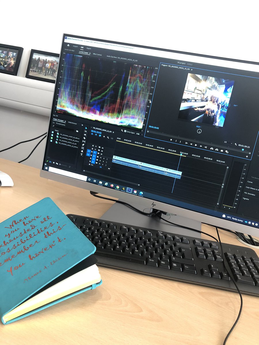kellz_oo3's tweet photo. After a week of filming, it's time to edit and put everything together. We had a premier pro workshop, and I was immersed into the video editing world. This is my first attempt at VR 360 video editing🤗. #videoediting #VirtualReality #premierepro #AdobeMAX #AdStudents https://t.co/CSPDH8hmVP