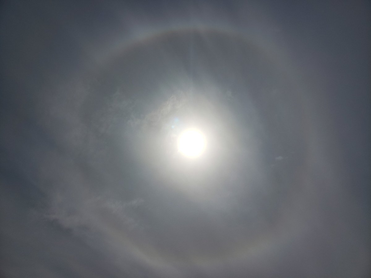 suezqyyc's tweet photo. @CTVStanfield @CTVdavidspence #yyc #Sunhalo #Stormchasers #Stormontheway #AlbertaSkies #spingstorm #Halo 

A great Sun Halo about an hour before the rain &amp; thunder out in Langdon,  AB. https://t.co/yo9oYb7b2q