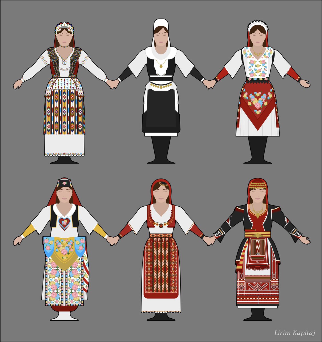 Albpattern's tweet image. Chapter 1 🇦🇱🇽🇰
#albanian #traditional #folkart