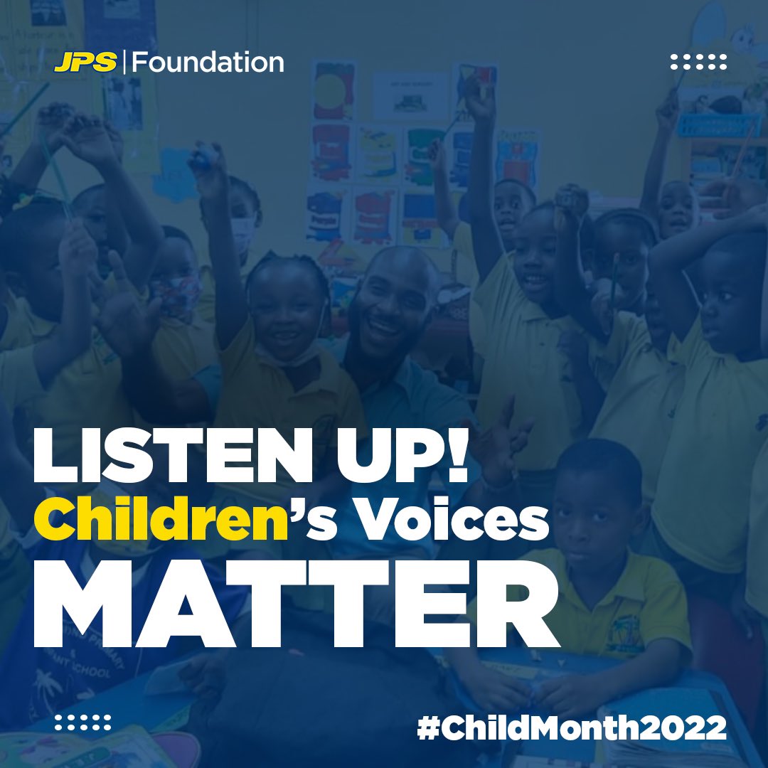 JPSFoundationJa's tweet photo. “There can be no keener revelation of a society’s soul than the way in which it treats its children.” — Nelson Mandela. Let us give power to the voices of our children. As we celebrate Child's Month, remember "Children's Voices Matter!" #HappyChildMonth #JPSFoundation https://t.co/4q1t997Qtf