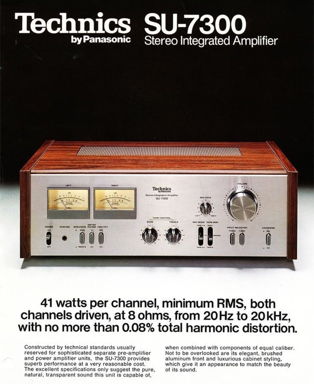 Oleg's Vintage Audio: Technics SU-7300 Stereo Integrated