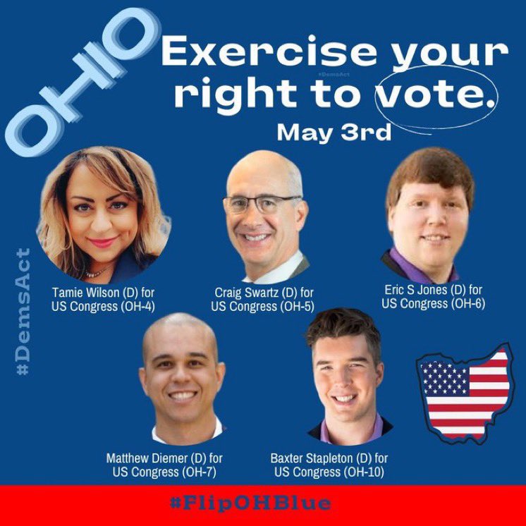 cchexcsechotmai's tweet photo. Are you a #TAMINATOR?
I am! ๐ฅณ
Sheโs gonna rid us of useless #JacketlessGym!
Heโs done squat his entire time in DC.
Letโs send @Tamie_Wilson_ to focus on whatโs important for OH-04!
Be a #TAMINATOR!
I love it!
#FireJimJordan & Hire @Tamie_Wilson_!
#VoteBlueIn2022!
#wtpBLUE https://t.co/Zam6FhMn3x