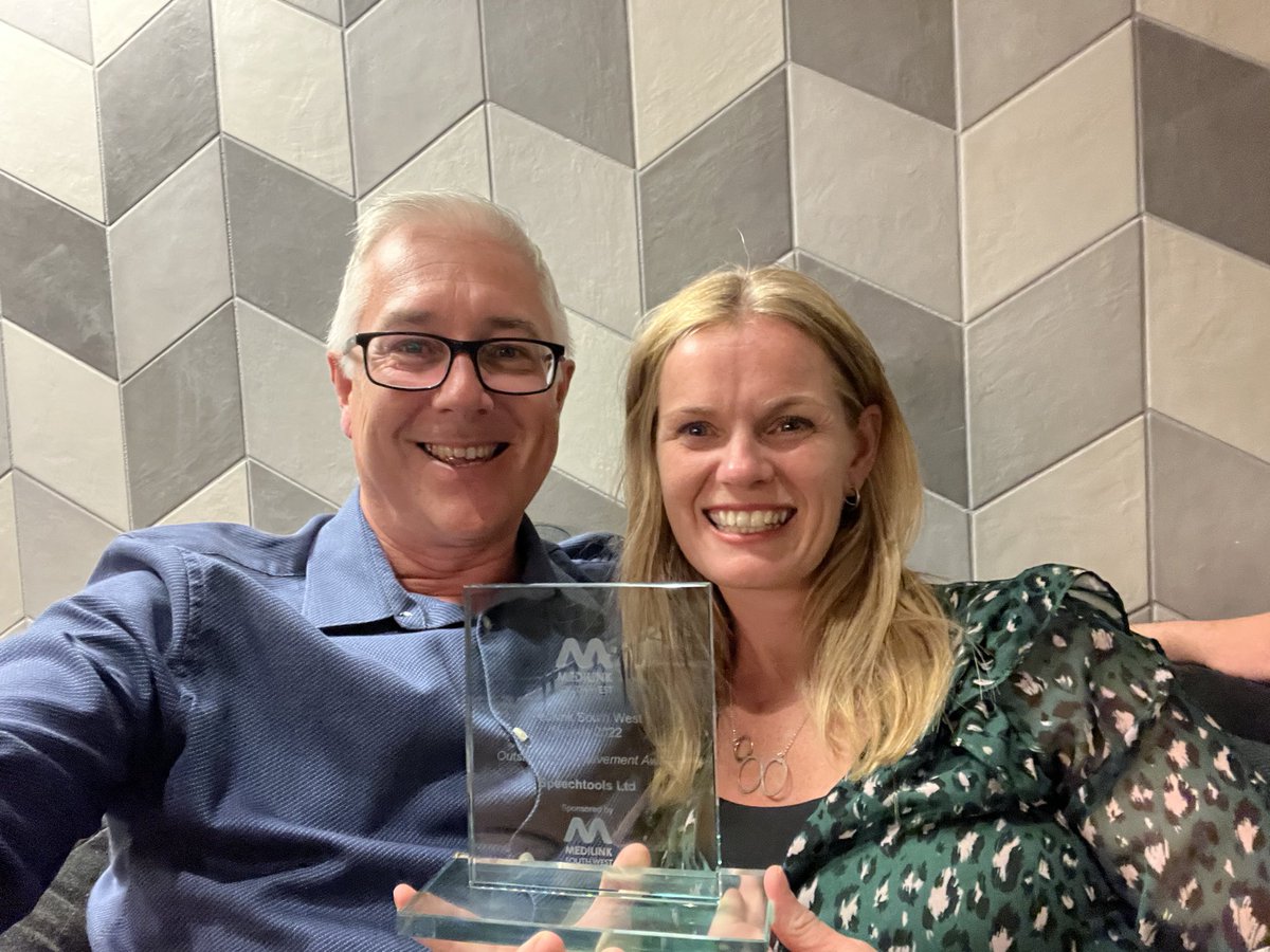 SpeechToolsapps's tweet photo. We won! Outstanding Achievement Award. Thank you @medilinksw 
We’re off to the National @MedilinkUK  Awards in June https://t.co/QjRsxDb59r