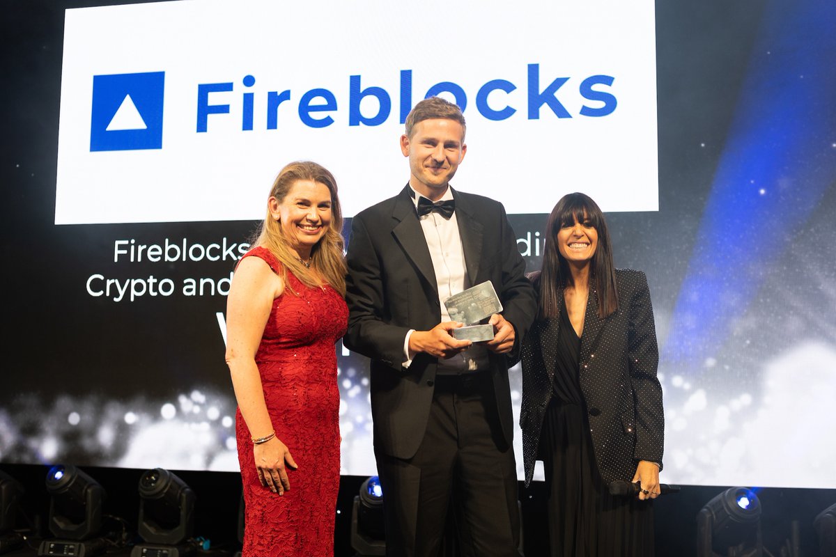 FireblocksHQ's tweet photo. 1/ We’re honored to be selected as the winner for “Best Initiative in Alternative or Digital Payments” at the @TCPAwards! #TCPA22 https://t.co/nbJcfnU8hO