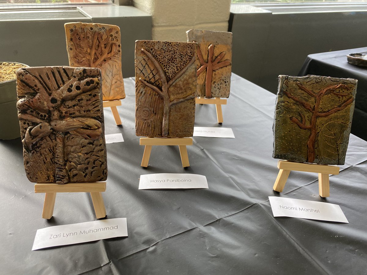 The Arbor Nature Walk of Art G&amp;T Showcase is amazing!! Congratulations to our awesome Arbor Artists and Mrs. Rosania! #PwayArts
