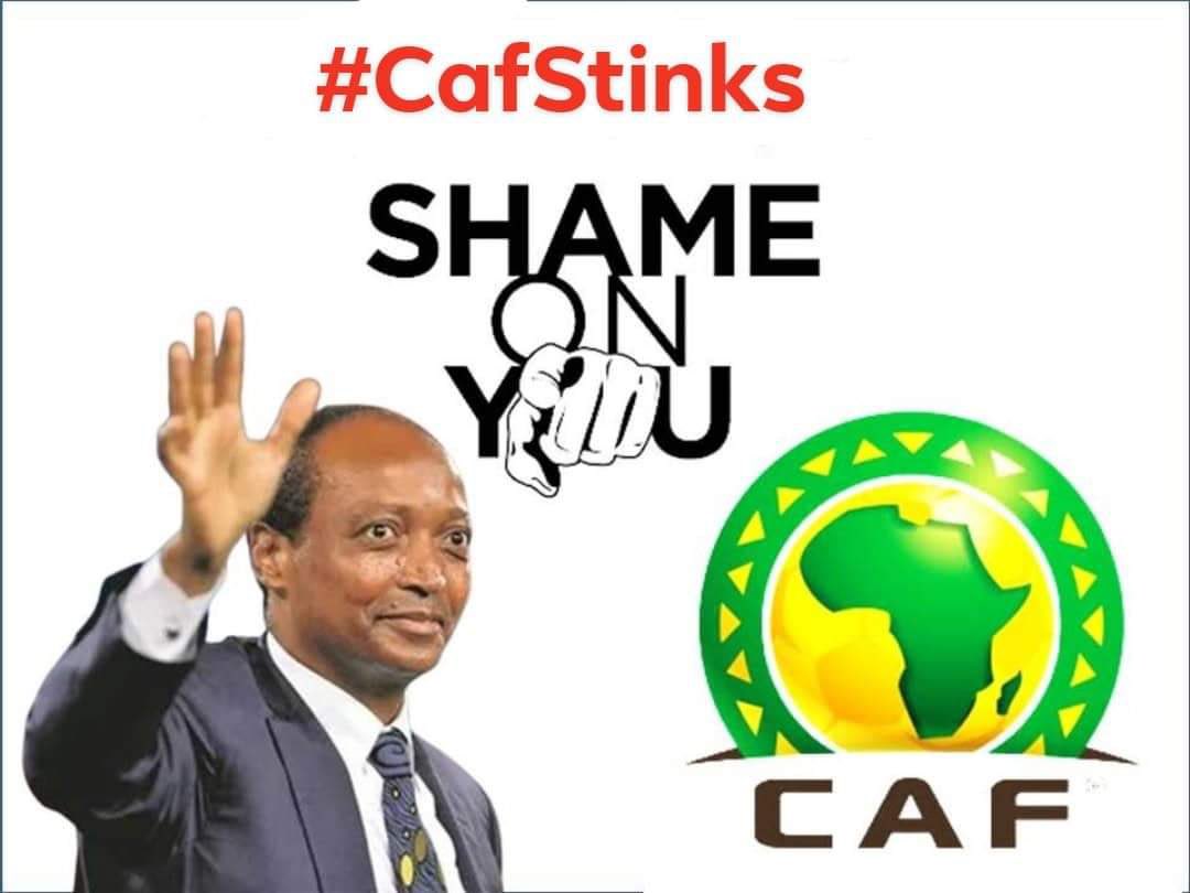 FahimMahmoud's tweet photo. Shame on you! @CAF_Online  #CafStinks https://t.co/KFz7YGRExw