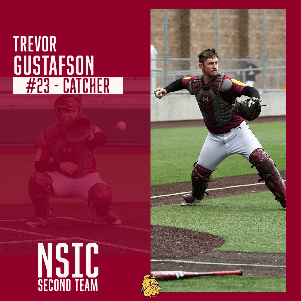 UMDBulldogs's tweet photo. Four Bulldogs receive @NorthernSunConf All-Conference honors!

#BulldogCountry // @UMDBaseball 

Story: https://t.co/S78ieC0haz https://t.co/Wp4k7RTDha
