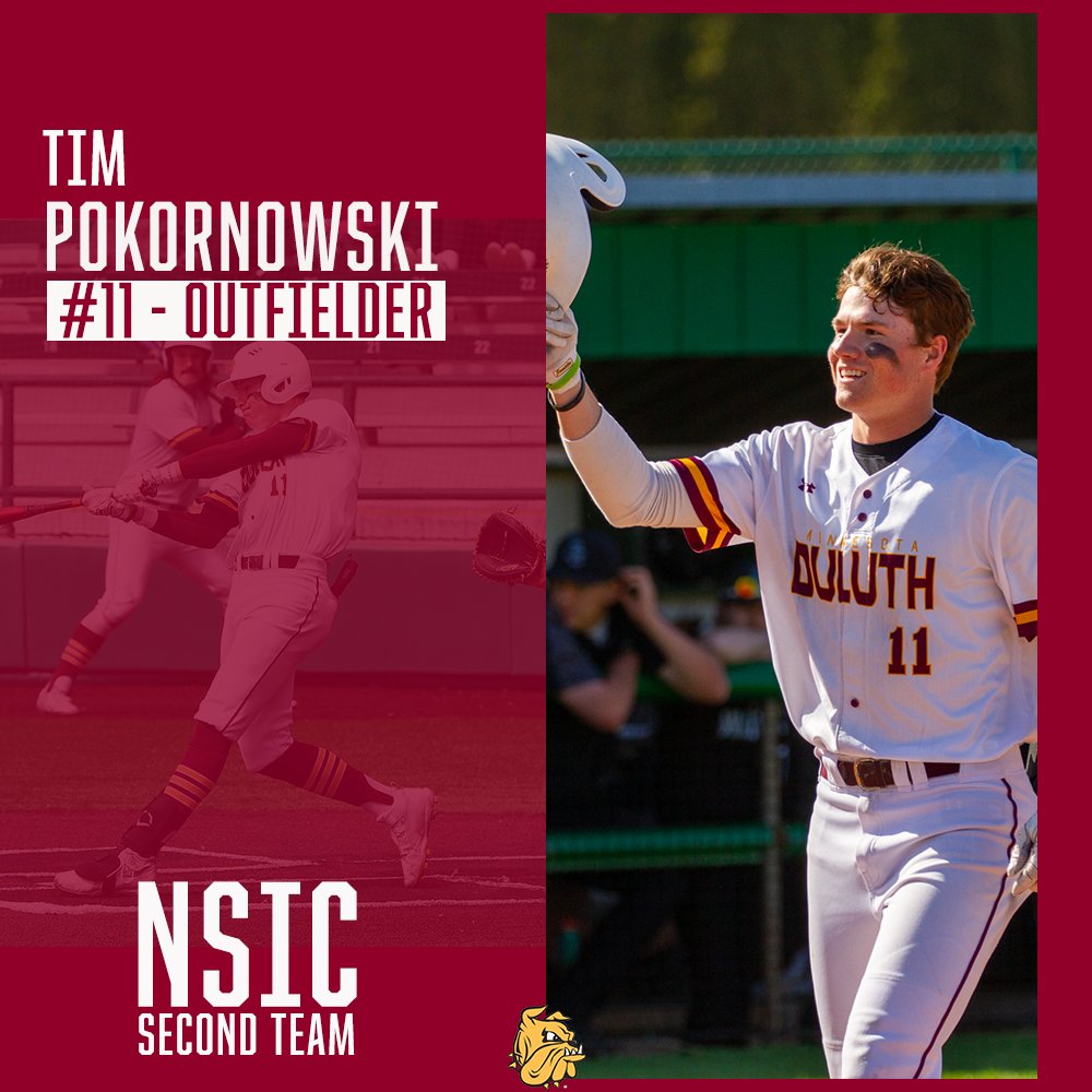 Four Bulldogs receive <a href="/NorthernSunConf/">NSIC</a> All-Conference honors!

#BulldogCountry // <a href="/UMDBaseball/">UMD Baseball</a> 

Story: bit.ly/3ypHfxJ