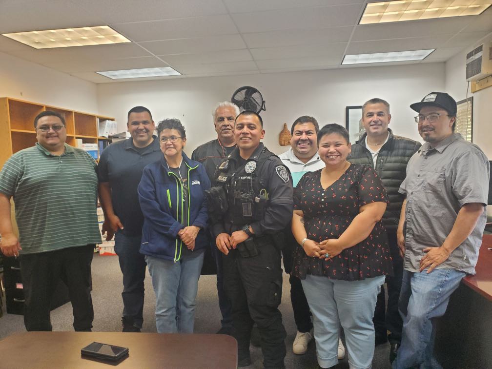 NooksackTribe's tweet photo. The Nooksack Tribal Council is pleased to announce we have a new Chief of Police, Nooksack Tribal Member, Francisco Sanchez, who was sworn in today. We thank Chief of Police Sanchez for his willingness to serve our community. Full statement here: https://t.co/rHxNSLUvvr https://t.co/1h0NYnW2sg