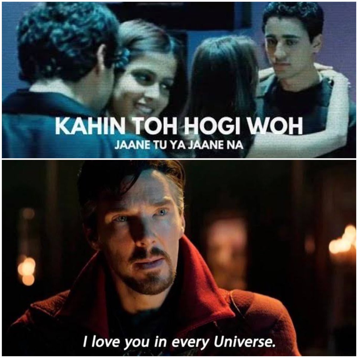 AshutoshBirhade's tweet photo. Looks like Bollywood knew about Multiverse way before Marvel did! 
#DoctorStrangeMultiverseOfMadness #LordImranKhan https://t.co/qcZmsTpyEM