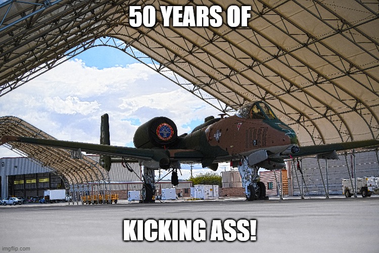 SaveTheA10's tweet photo. Happy BRRRT Day Warthogs!!
First flight: May 10, 1972 https://t.co/9D3p2XJisa