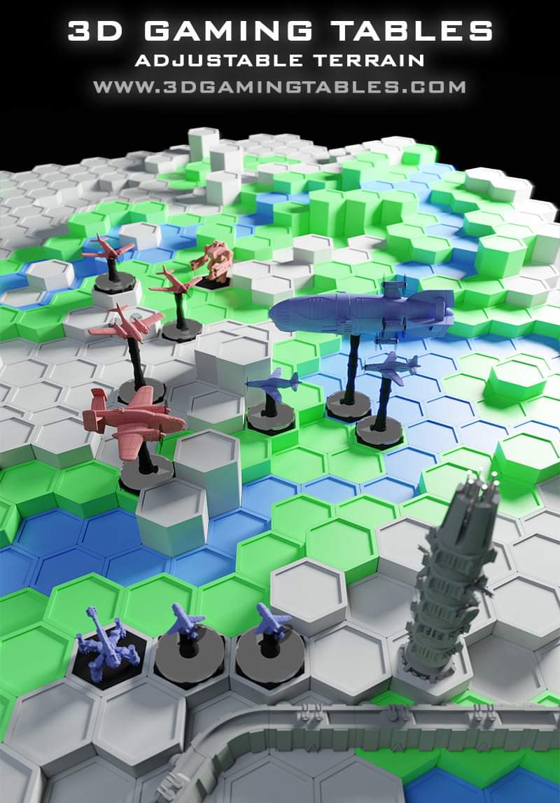 MarkusGeiger16's tweet photo. Just invented the first adjustable 3d hex table #hextable #3dtable #boardgametable #brettspieltisch https://t.co/pKuhBvwz0J