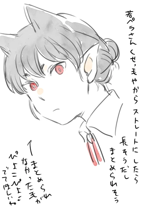 フォロワーさんが右上の若ペラさん好きっていってくれたから…おまけ… 