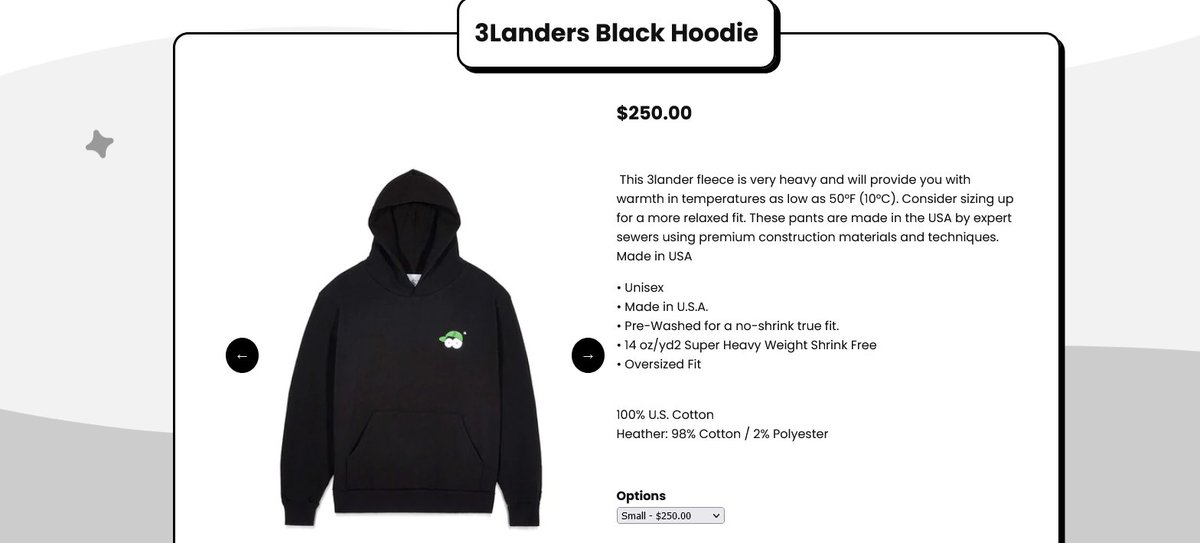 NFTBuffet's tweet photo. Why is every nft clothing like hundreds of dollars https://t.co/HgZQVDT9Al