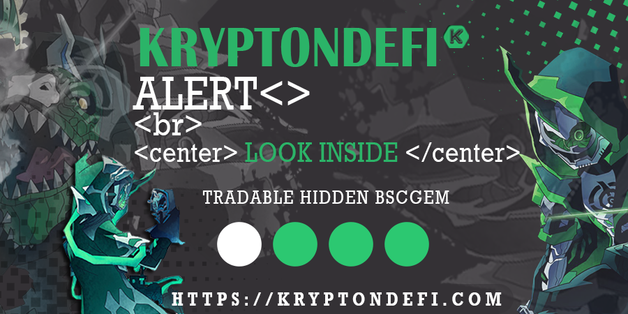 KryptonDefi's tweet photo. ALERT<>
#BSCGem Look Inside ;)

Keep it Simple with https://t.co/4hwnBfamUw

#hiddengem:
https://t.co/mNopcbICzi

#Defi #BSC #yieldFarming #BinanceSmartChain #tokens #tokenlaunch #BTC #ETH #stablecoins #BNBChain #BNB #pancakeswap https://t.co/fAwWSZUC9n