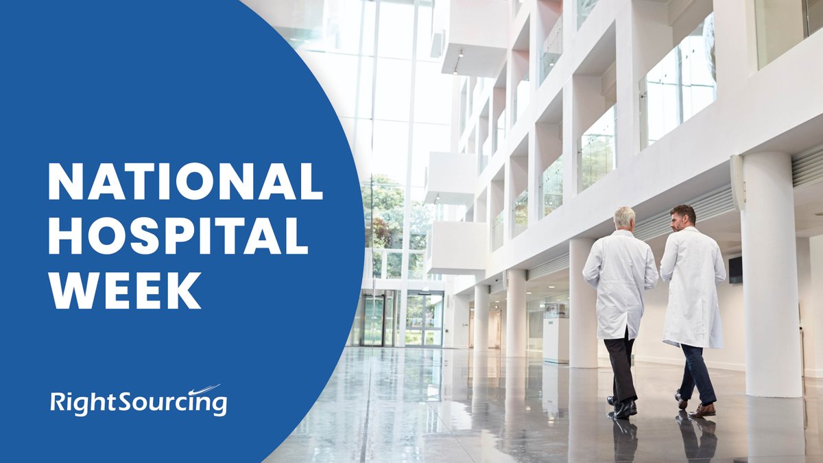 Right_Sourcing's tweet photo. We know these couple of years have not been easy for hospital staff. We see you and we honor your dedication. Thank you. #NationalHospitalWeek https://t.co/Ht2AQVGBwQ