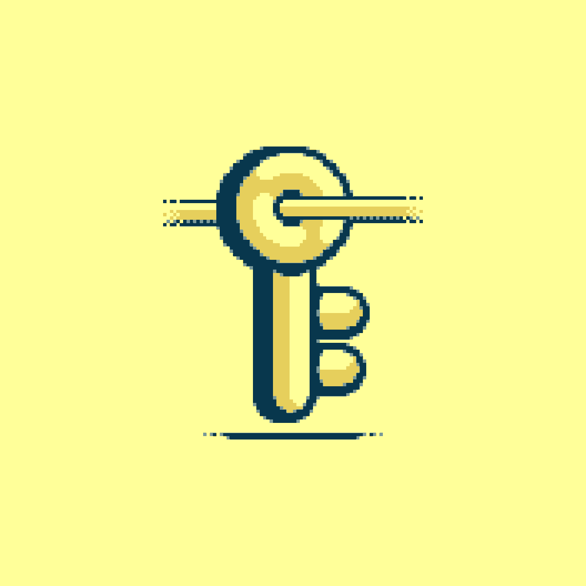 LiamLime_SR's tweet photo. a #key for today's #pixel_dailies 🔑 😁
#4color #pixelart @pixel_dailies https://t.co/DkIbEXPZbG