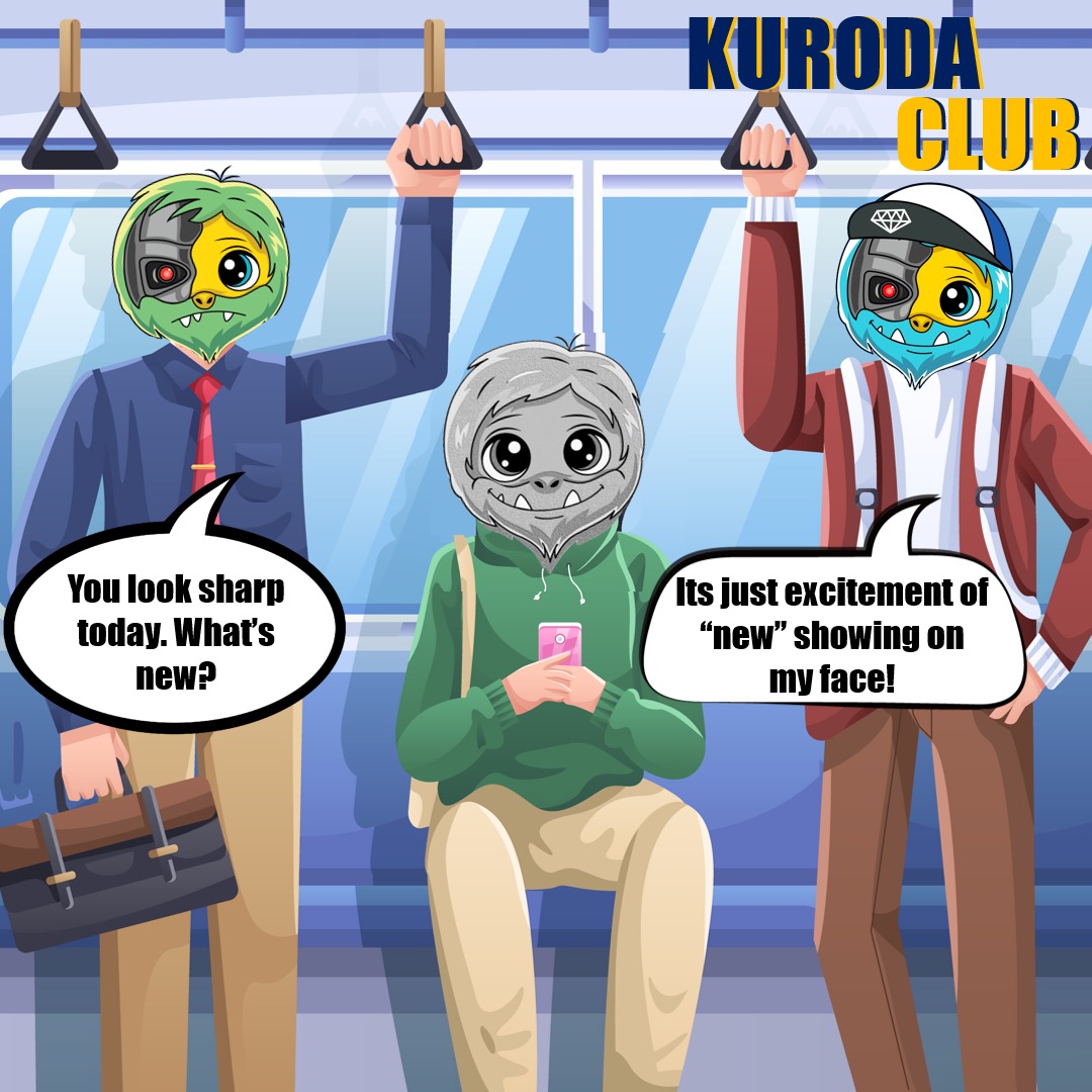 KurodaClub's tweet photo. Good morning #NFTCommunity

We are really excited. What your excitement😀 level!!

#exciting #yatta #Solana #NFTartist https://t.co/cc8DvYifNg