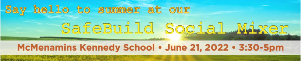 Safe_Build's tweet photo. Miss seeing your friends and peers in the construction industry? They miss you too. Join us on the summer solstice for the first ever SafeBuild Summer Social. 

Click to attend: https://t.co/dAB3KNxUS7

https://t.co/bfb5jlWlYU
https://t.co/MHDn7lBdi1 https://t.co/xjeOlNGt7N