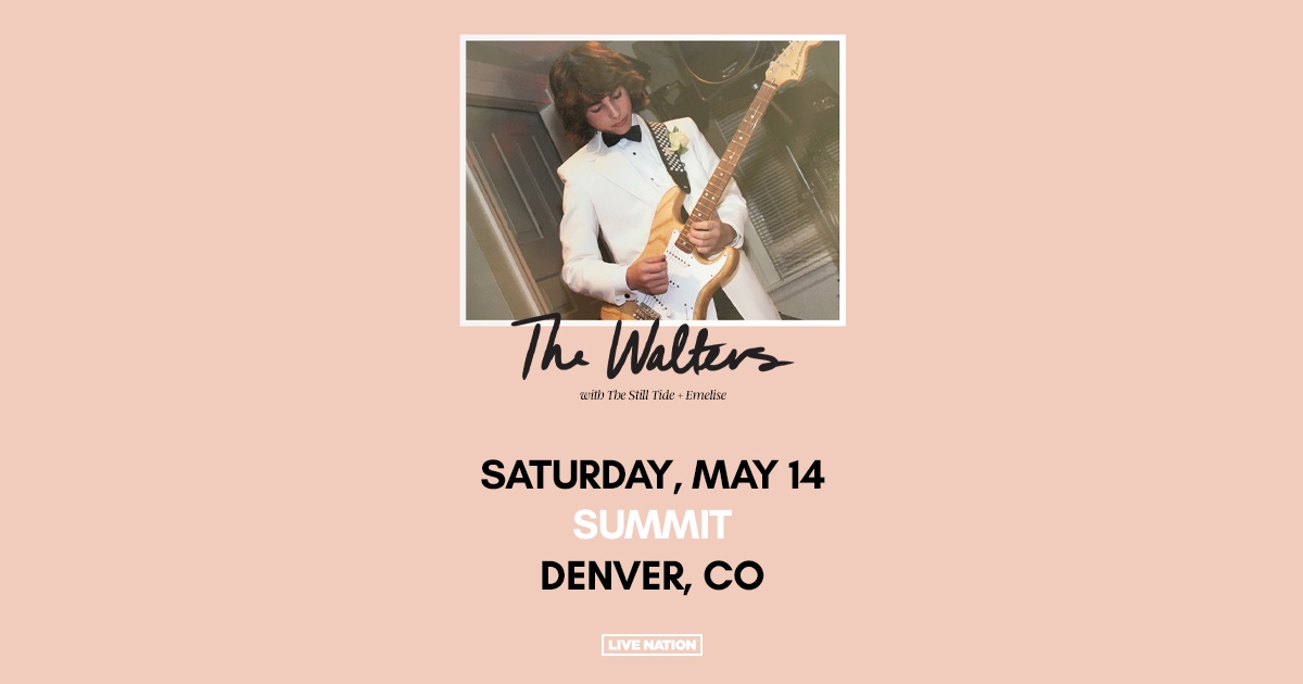 Do303 (@do303official) on Twitter photo .@TheWalters quickly rose to fame in 2014 and almost just as quickly called it quits in 2017. Now, the band has reunited and you can catch them at @Summitden on May 14 with local faves <a href="/TheStillTide/">The Still Tide</a> and Emelise warming up the stage.
do303.com/events/2022/5/… .@TheWalters quickly rose to fame in 2014 and almost just as quickly called it quits in 2017. Now, the band has reunited and you can catch them at @Summitden on May 14 with local faves <a href="/TheStillTide/">The Still Tide</a> and Emelise warming up the stage.
do303.com/events/2022/5/…