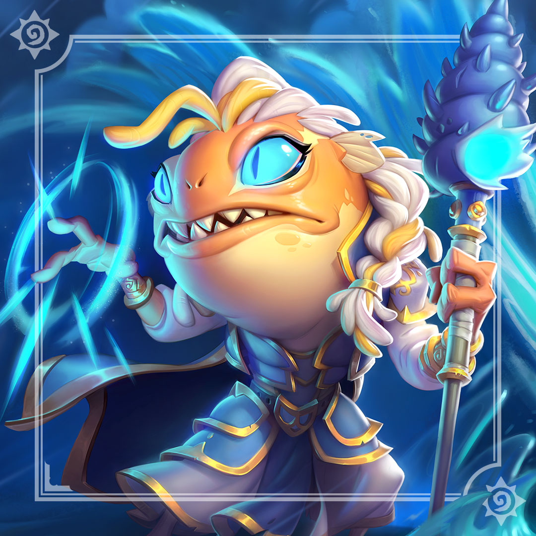 Image of Jaina Proudmurgle, a Murloc version of Jaina Proudmoore