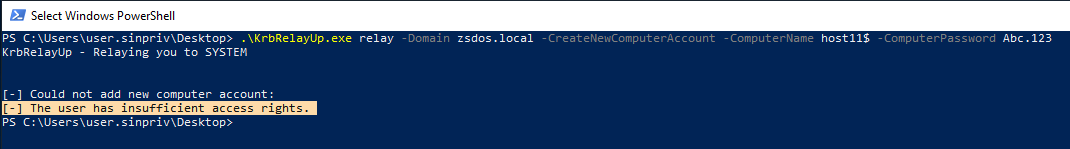 adrianlois_'s tweet photo. Another way to mitigate #KrbRelayUp is to remove the "Authenticated users" group from the "Add workstations to domain" policy in the Default domain controller policy and assign a specific group to perform these operations. @dec0ne https://t.co/lyA4INWCHf
