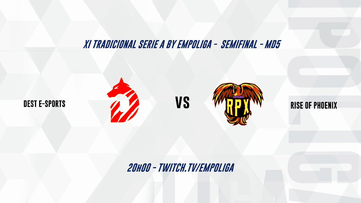EmpoligaVP's tweet photo. G DE GIGANTES - @destEsports e @RiseofPhoenix2 garantem final com uma equipe do Grupo G!
https://t.co/5JPasGRlHj https://t.co/WSjUVtg6W9