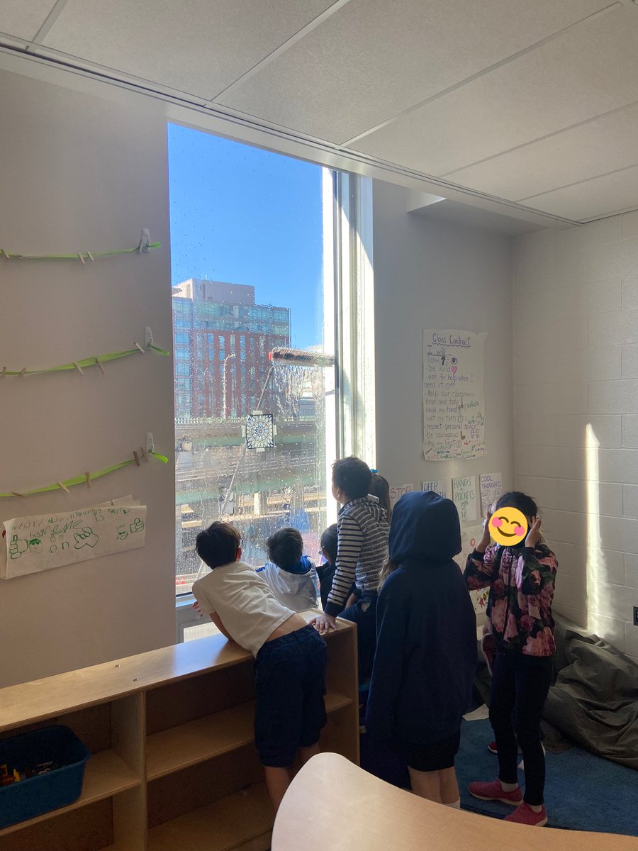 mllehogan's tweet photo. We interrupt our regular morning programming to watch some window washing! A very exciting way to start our day! https://t.co/bgbkN0pQXw