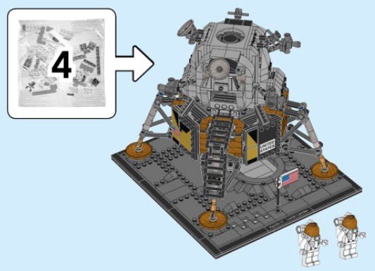 Puck_Cancer's tweet photo. Well I finally was healthy enough to finish @LEGO_Group #Apollo_11 #Lunar_Lander … well as much as I could with some parts and the stickers missing.
Which @LEGO_Group is forcing me to buy !
Argh … here are the pics & soon I begin #R2D2 !!
This -was- a fun build though! https://t.co/uEcBGm4WjR
