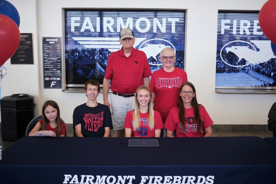 Congrats to Grace Taylor who will be cheering on the Dayton a flyers next year!