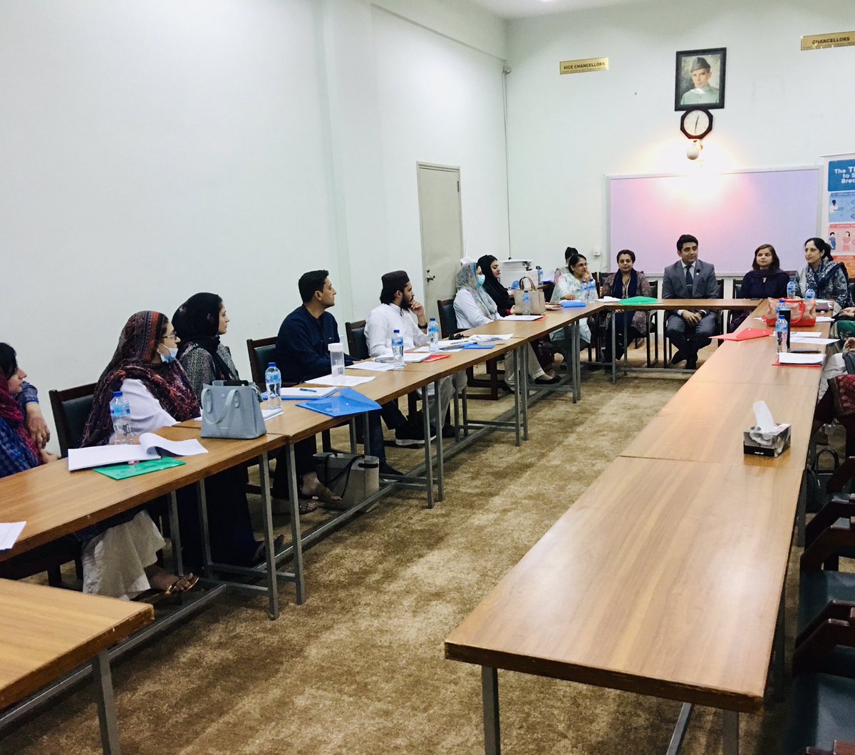 Dr_SaminaNaeem's tweet photo. 3 Days Training on Integrated Nutrition Package into Primary Healthcare through UHC Approach
For ICT- PHC Facilities, (9-11) May 2022 by WHO in collaboration with Nutrition wing of MNHSR&amp;C
#savelives #maternity #motherhood #newborn #nutrition #healthcare @drshahzadhsa https://t.co/YcrEA4Ew69