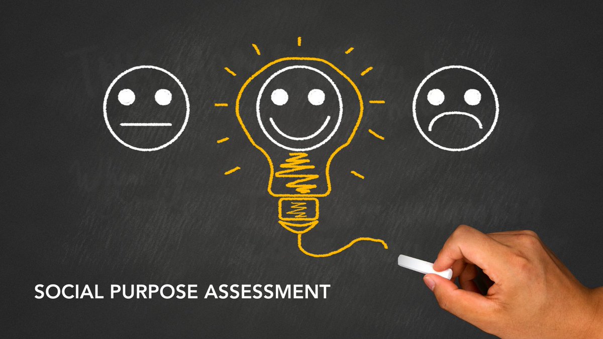 Do you know if your social purpose is compelling enough? Is it actually embedded in the company and its relationships? Assess and rate you purpose for free, through our Social Purpose Assessment Tool. socialpurpose.ca/sp-assessment/

#SocialPurpose #PropellingPurpose

<a href="/CoroStrandberg/">Coro Strandberg</a>